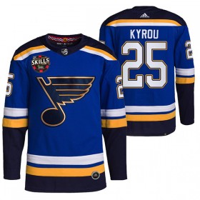 St. Louis Blues tröja Jordan Kyrou 25 2022 NHL All-Star Skills Authentic - NHL Tröjor Herr